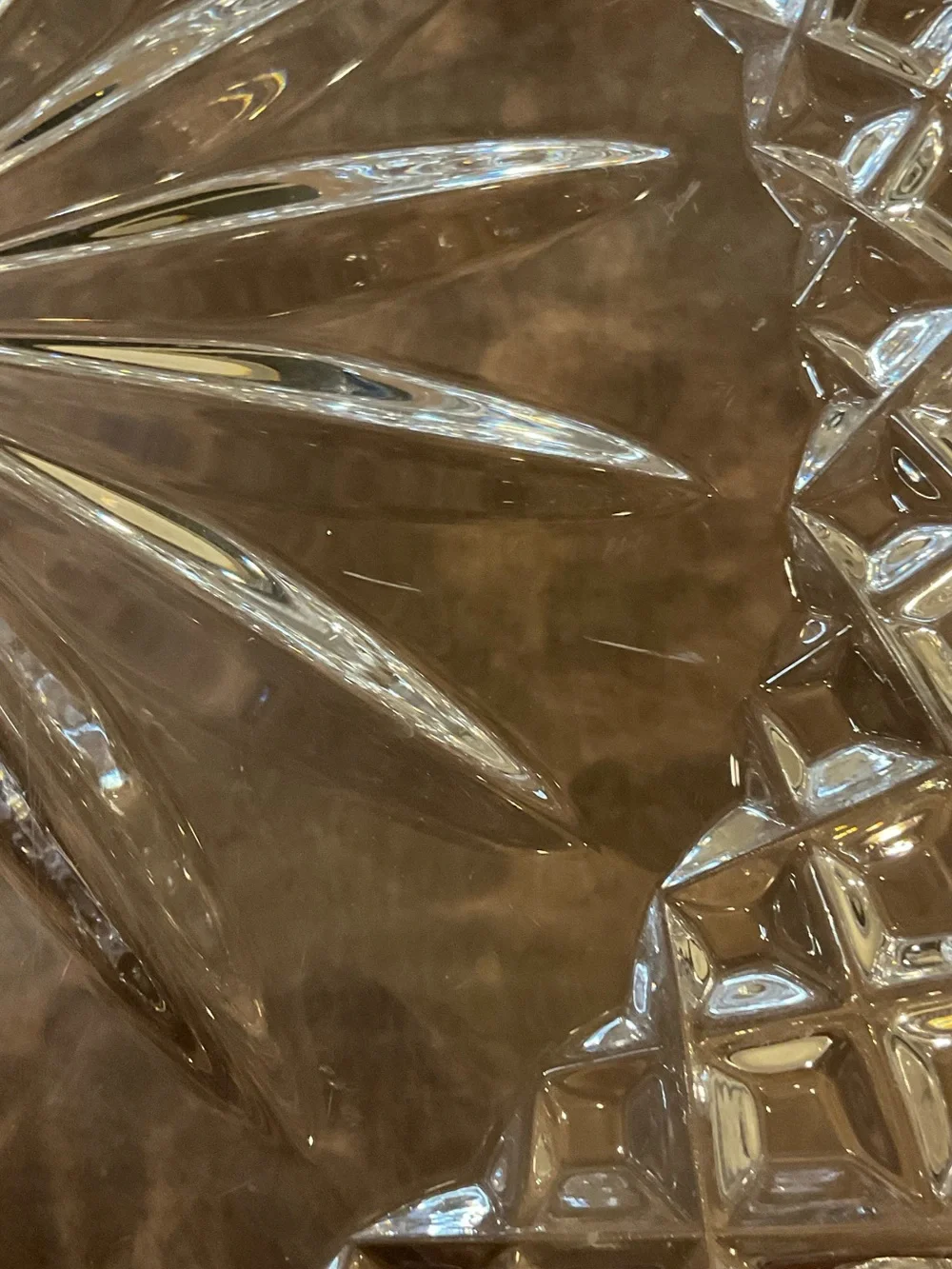 Waterford Lismore Crystal Cake Plate